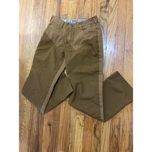 Gamehide Hunting Pants Upland Brush Style 12k Brown Kid Boy Size 18 Briar Proof